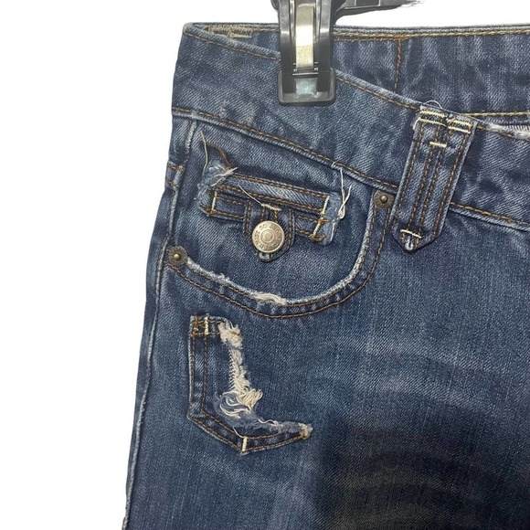 Taverniti So Distressed Janis Bootcut Mid Rise Jeans - Picture 3 of 11